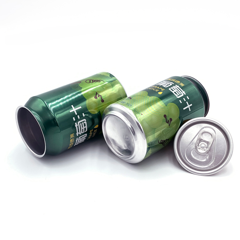 330ml 标准空标准圆形铝罐果汁饮料供应商 