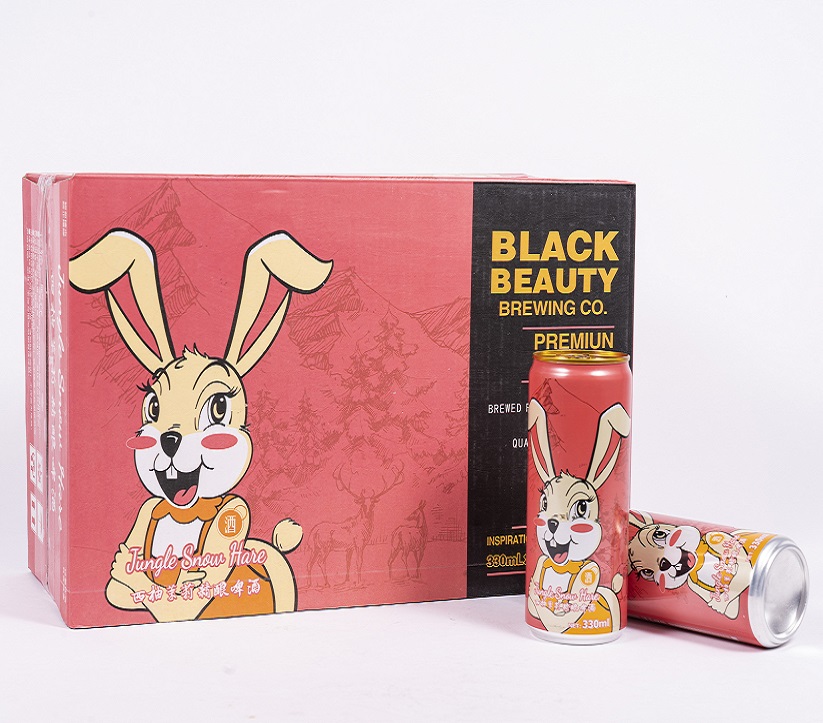 中國工廠 330ml 500ml 西柚味水果罐裝啤酒