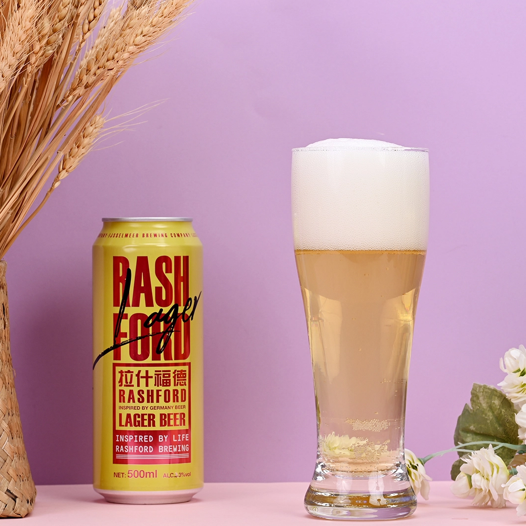 定制330ml 500ml成人罐裝精釀小麥啤酒 