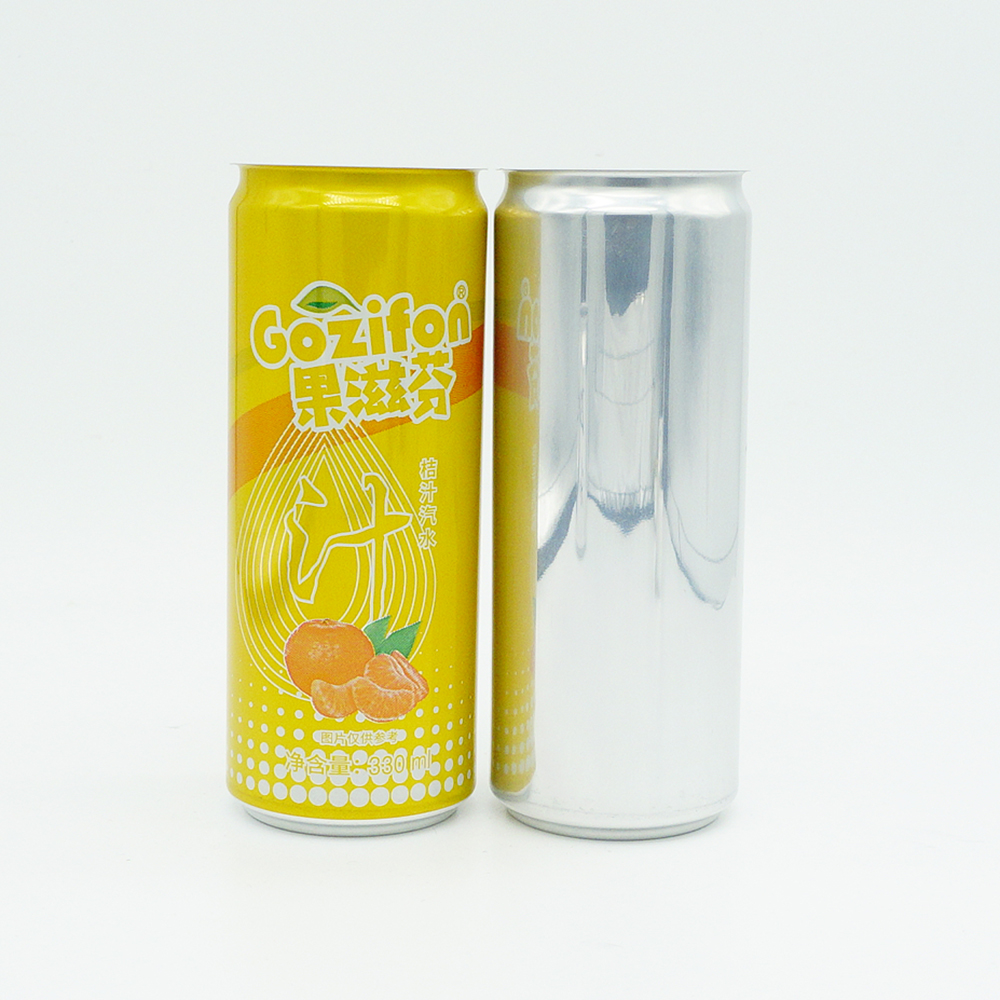 批发 330 毫升时尚咖啡能量汽水软饮料饮料包装空印刷铝罐 