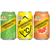 批发自有品牌 330ML 罐装果汁起泡碳酸异国苏打水水软饮料 