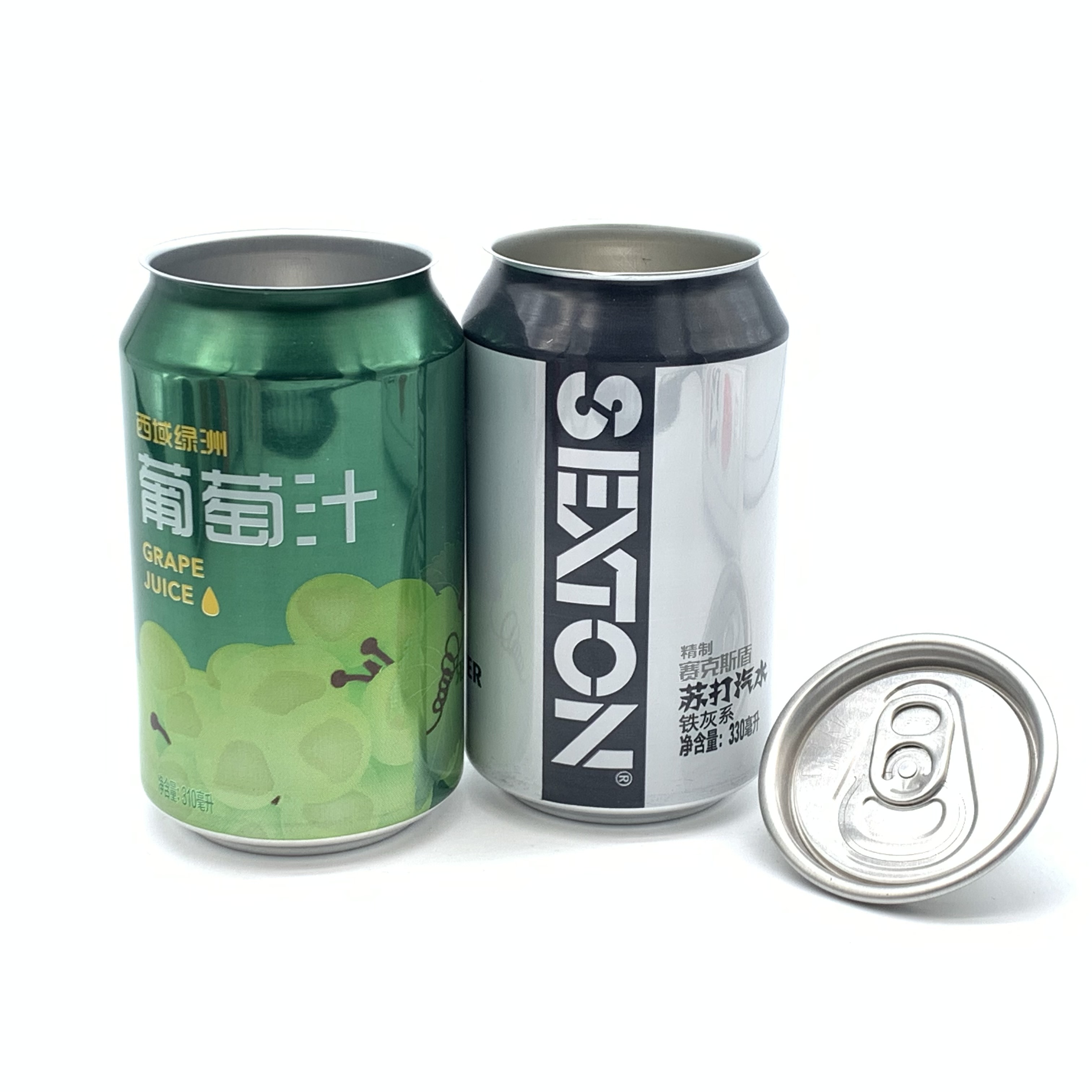 工厂定制 330 毫升标准苏打啤酒饮料罐 Bpani 免费空白圆形铝罐