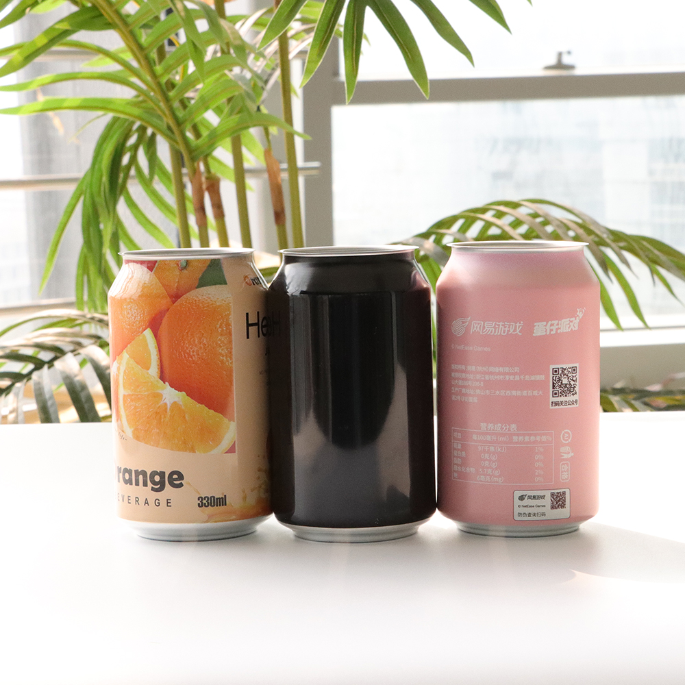 批发330ml荧光光面饮料铝罐