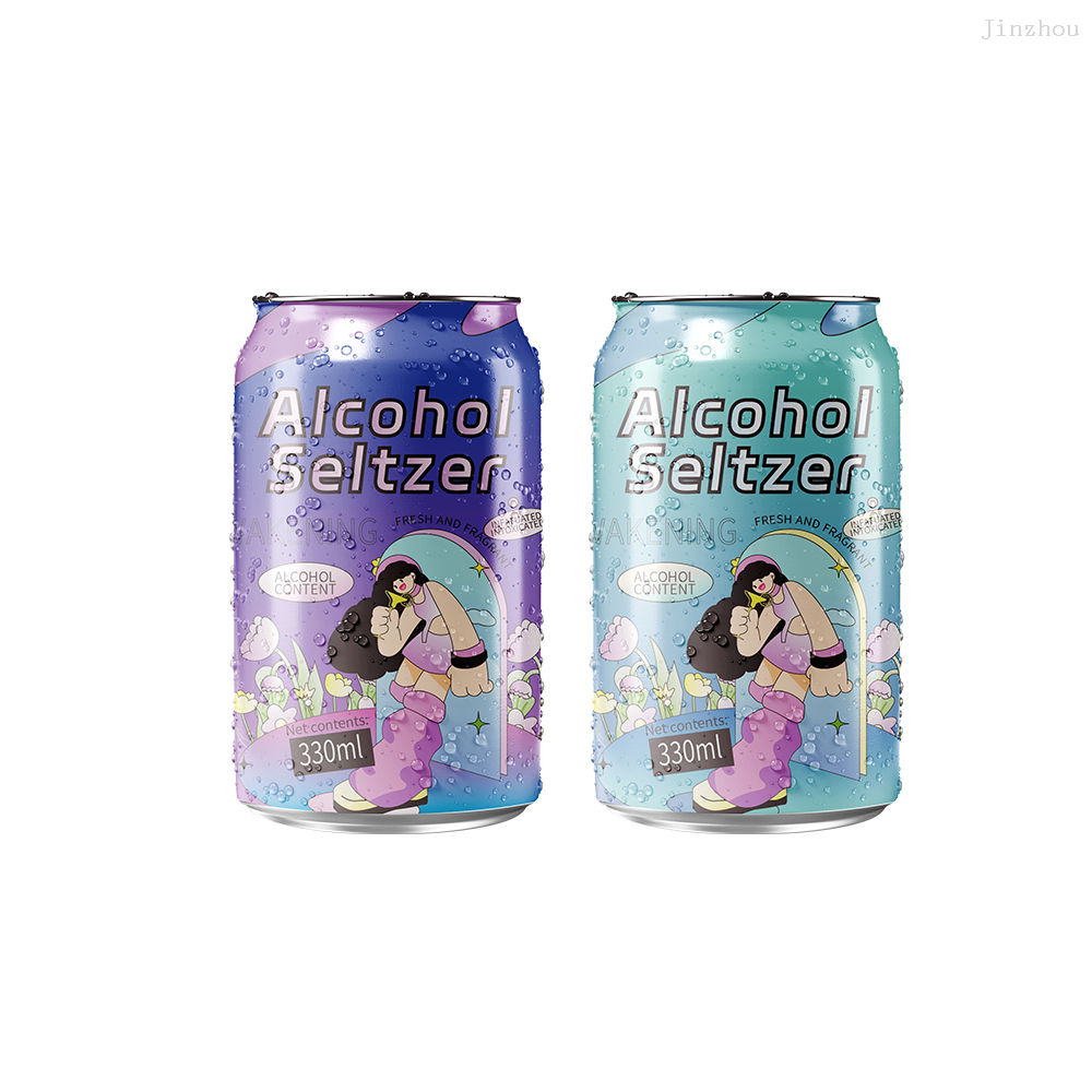 批发工厂 OEM 私人标签热带清爽口味果汁味罐装硬苏打水鸡尾酒饮料与 Vokda Wisky