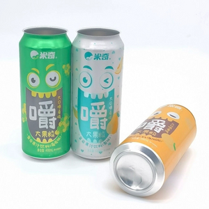 批發光面熒光啞光印花473ml鋁製啤酒飲料能量飲料包裝罐