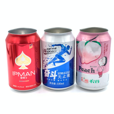 Pabrik Custom 330ml Standard Soda Bir Minuman Cans BPII GRATIS WARNA WARNA BPIAN