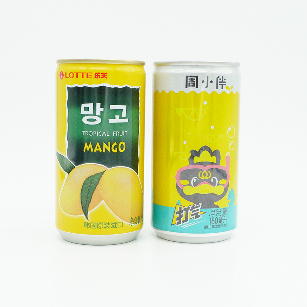 定製印刷食品級 2 件可回收能量果汁飲料印刷鋁罐