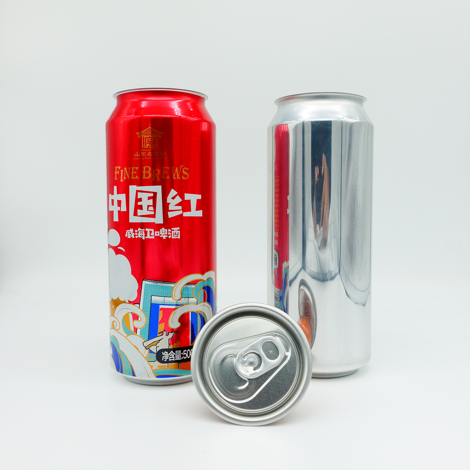  2 件食品級軟飲料包裝鋁罐