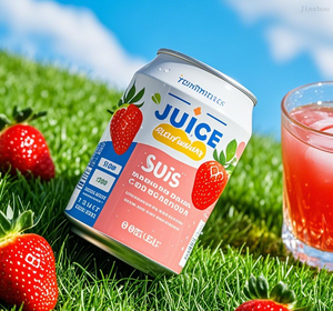 OEM ODM 自有品牌中国制造商罐装果汁无糖品种异国情调果味碳酸汽水软饮料