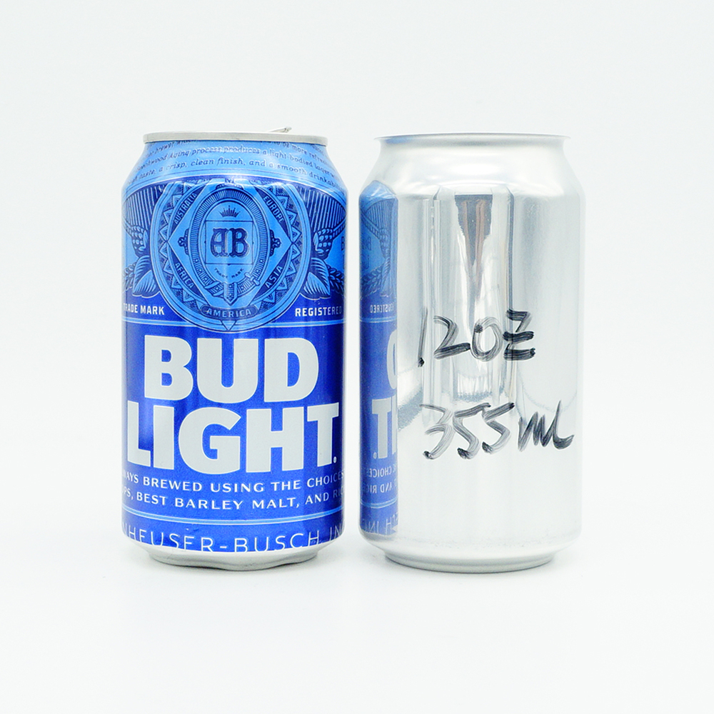  2 件食品级软饮料包装铝罐