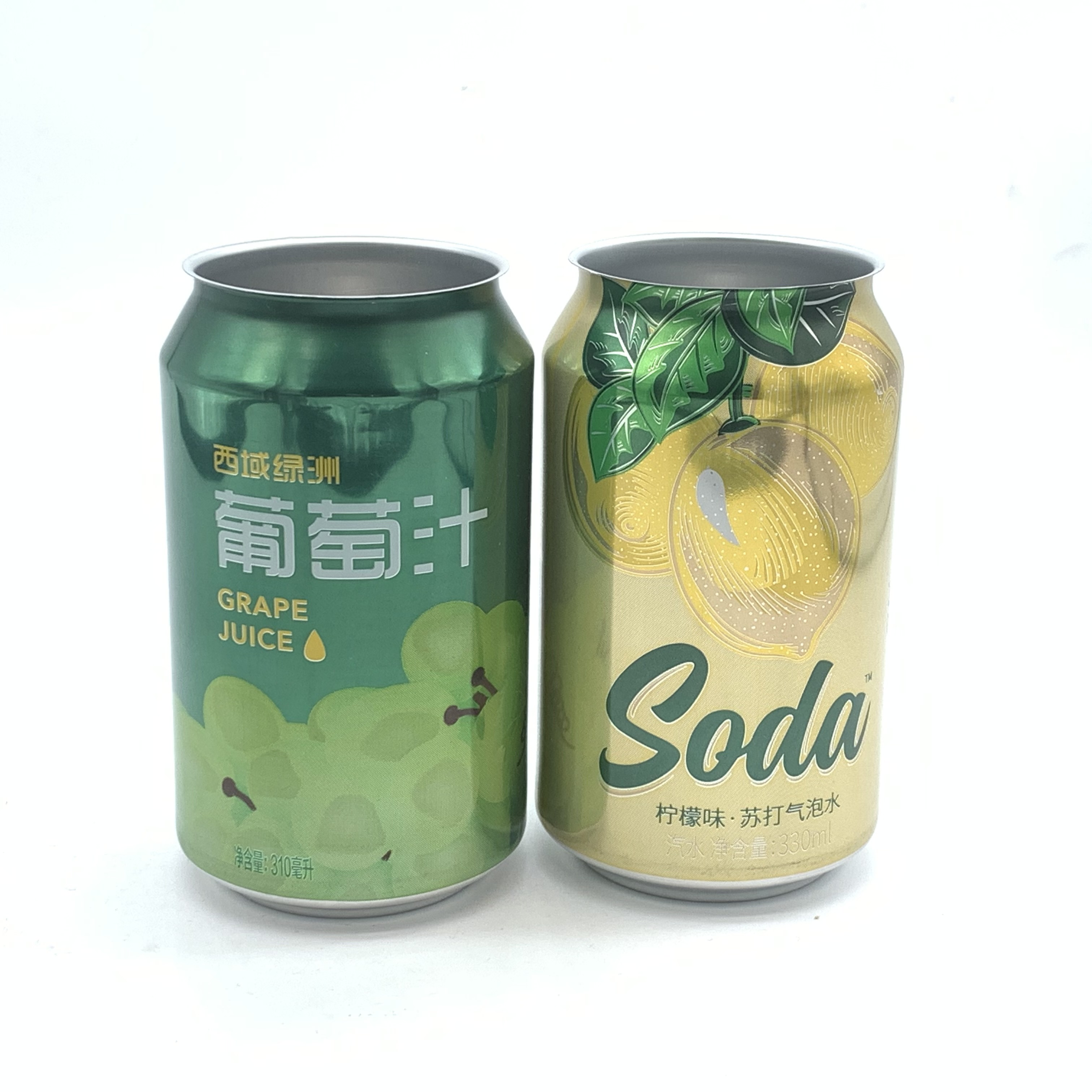 330ml 标准空标准圆形铝罐果汁饮料供应商 