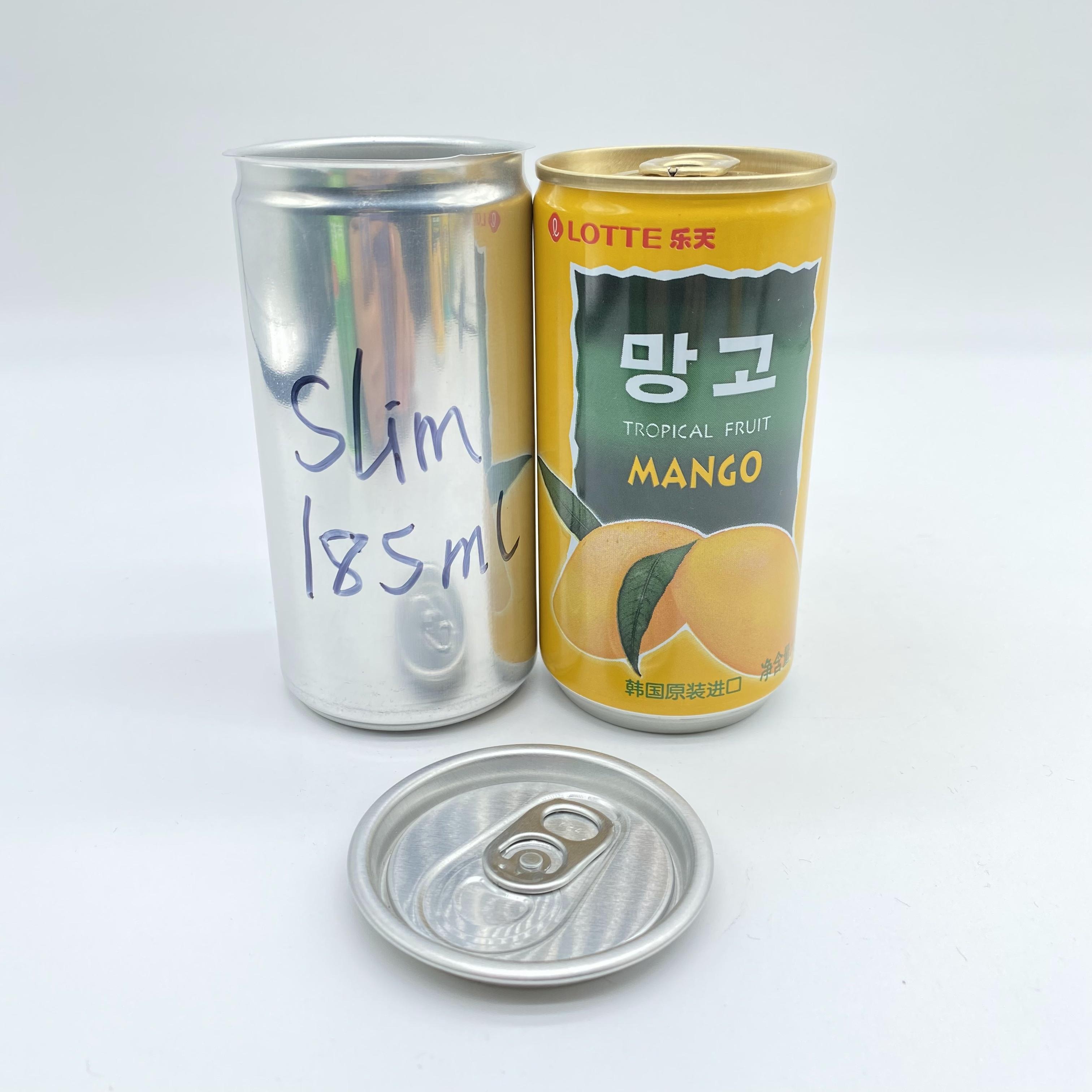 定製印刷食品級 2 件可回收能量果汁飲料印刷鋁罐