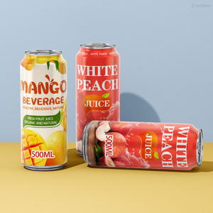  中国制造商 OEM 自有品牌果汁味罐装碳酸汽水碳酸起泡软饮料