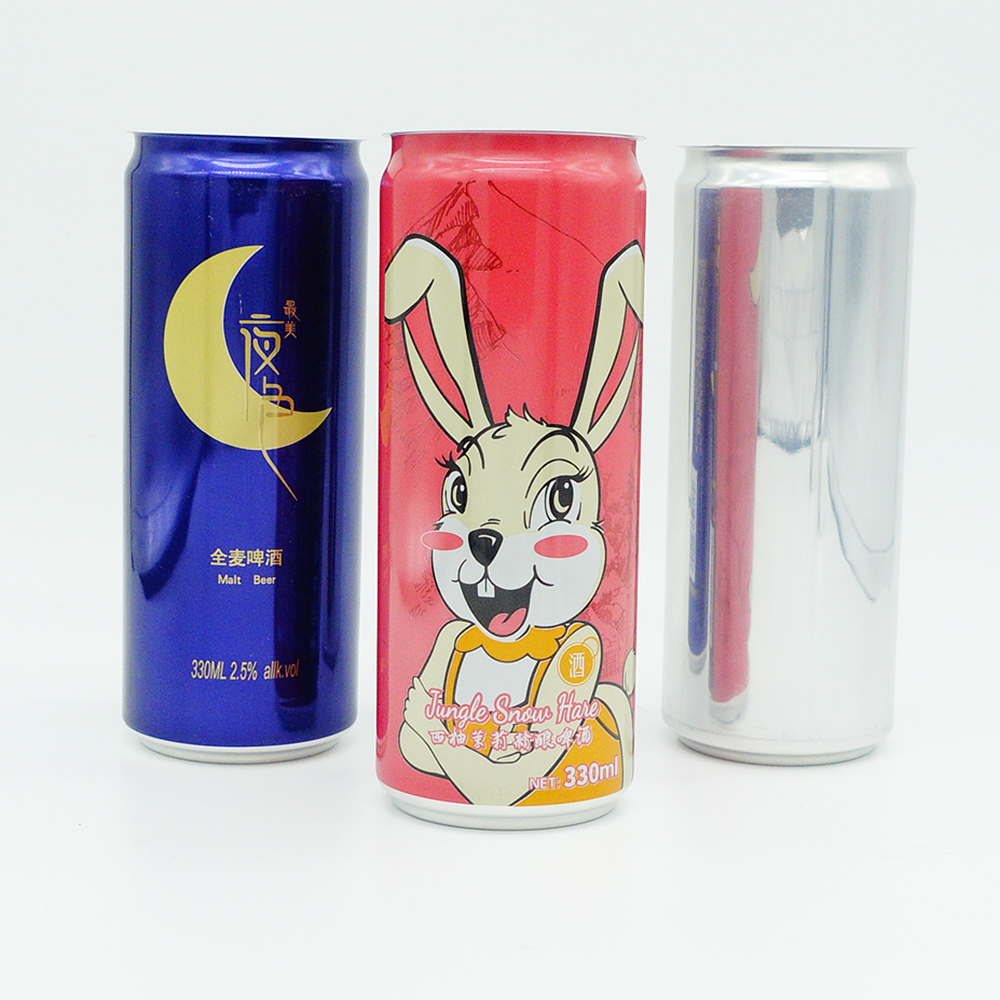 批发 330 毫升时尚 2 件铝制饮料啤酒罐金属罐