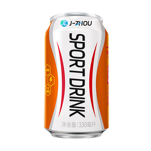 OEM 自有品牌 250 毫升 330 毫升罐装风味电解质运动能量碳酸软饮料