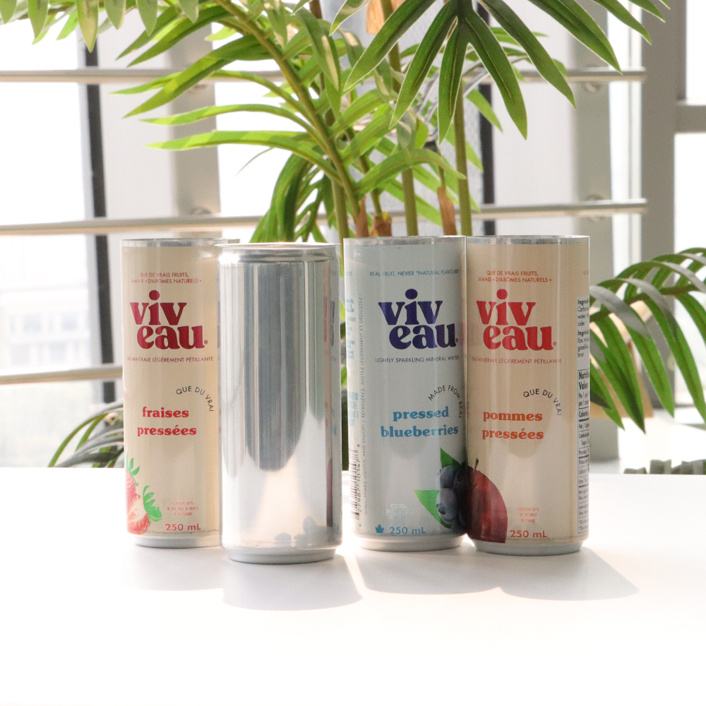 定制印刷空罐 250 毫升超薄铝制软能量饮料饮料罐