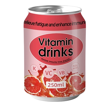  自定義250毫升粗短的空印刷鋁能量飲料包罐 