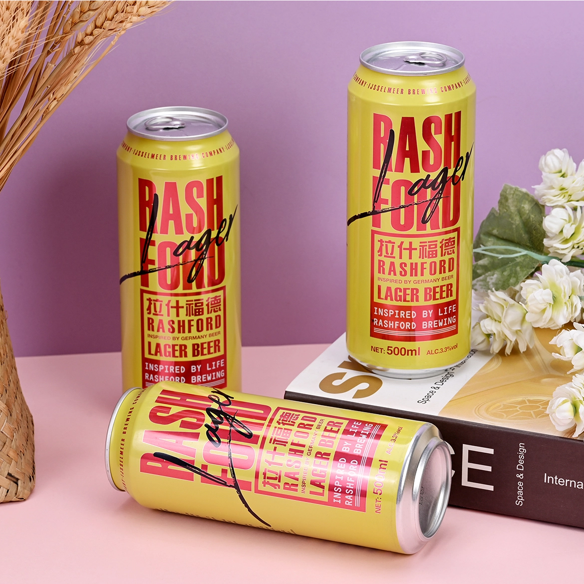 成人定制330ml 500ml罐裝精釀小麥啤酒 